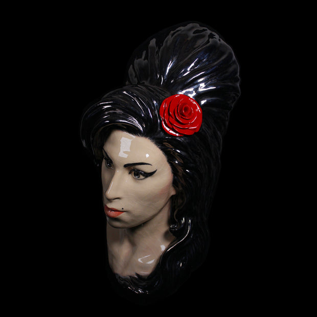 Amy Winehouse - Painted and Glazed sculpture