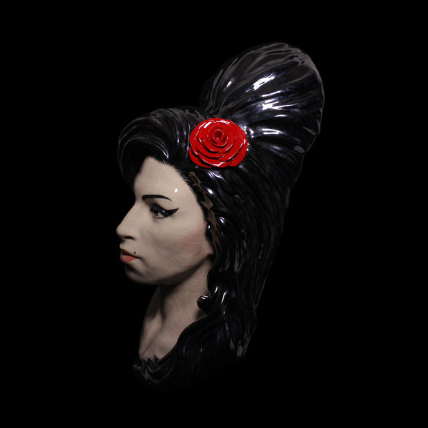 Amy Winehouse - Painted and Glazed sculpture