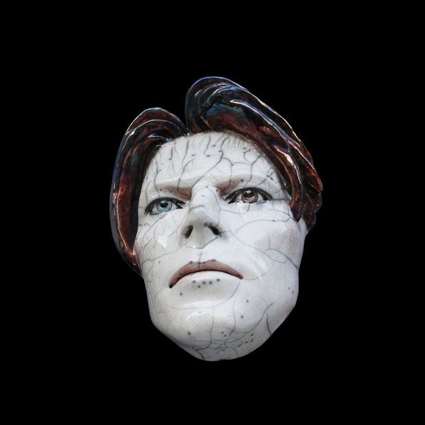 David Bowie 'The Man Who Fell To Earth' Raku Sculpture